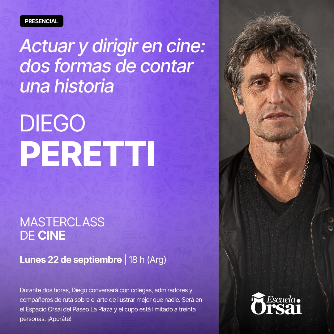 «Actuar y dirigir en cine: dos formas de contar una historia», con Diego Peretti