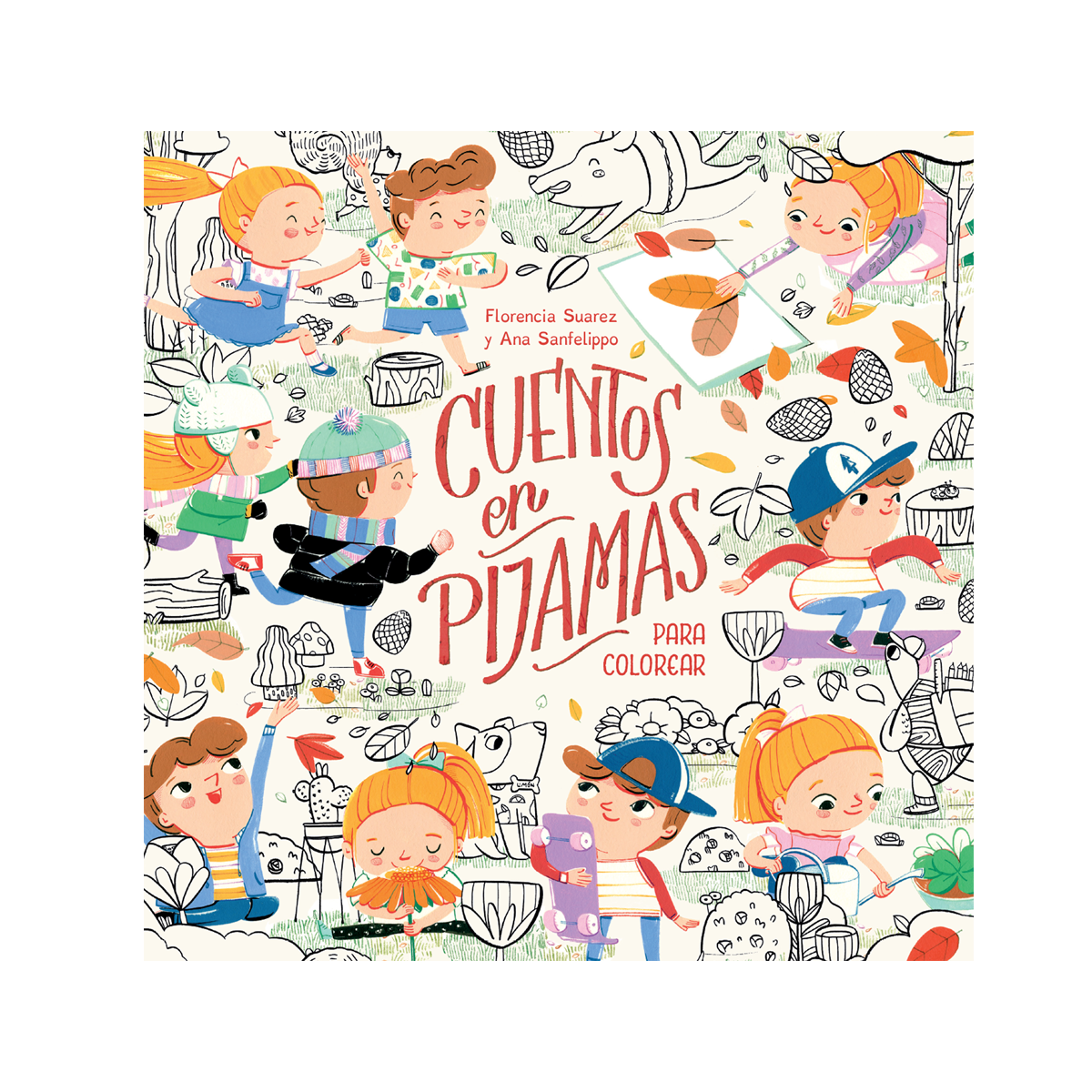 Cuentos en pijamas para colorear