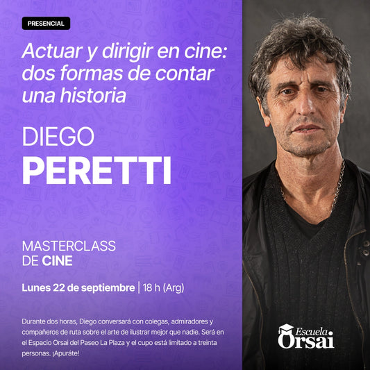 «Actuar y dirigir en cine: dos formas de contar una historia», con Diego Peretti