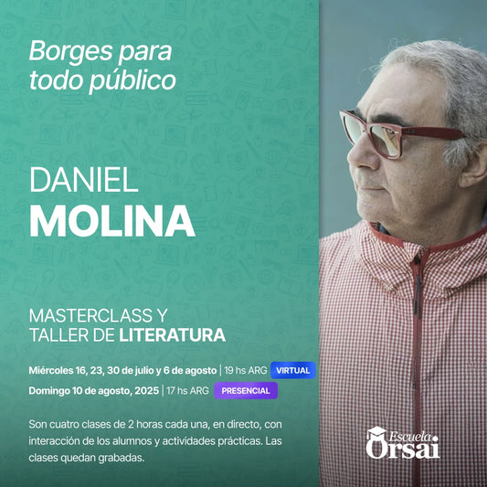«Borges para todo público», con Daniel Molina