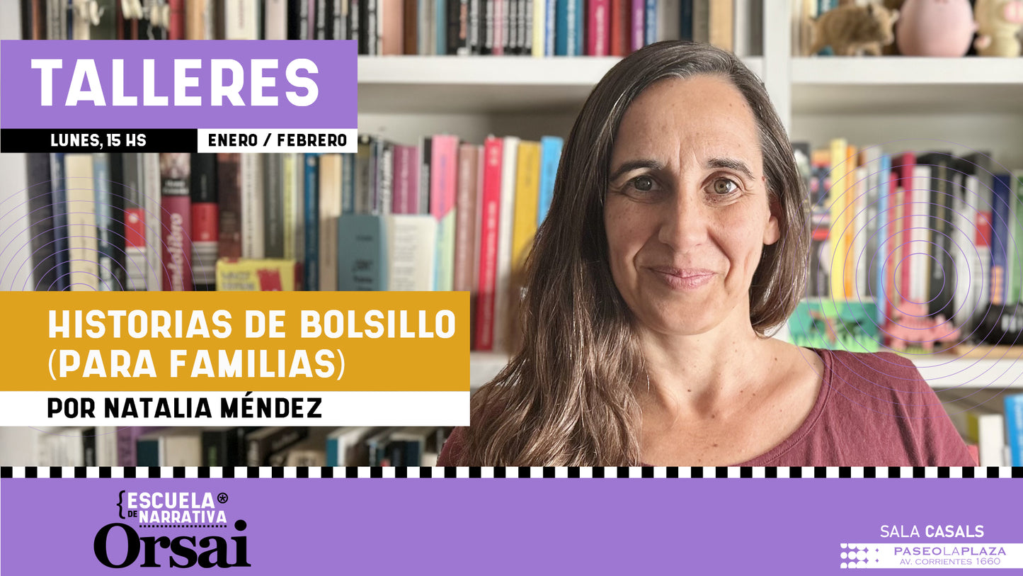 Historias de bolsillo (para familias), con Natalia Méndez